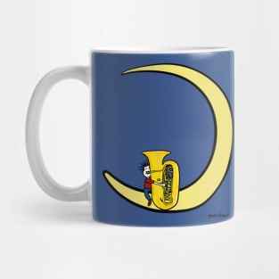 Tuba and moon Mug